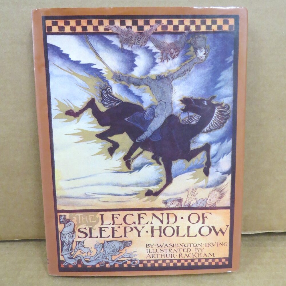 The Legend of Sleepy Hollow Washington Irving 1990 1st Ed HCDJ Literature